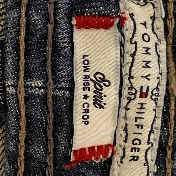 TOMMY HILFIGER -LOW RISE CROP JEANS/CAPRI,SIZE 10 - Picture 12 of 15